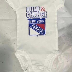 New York Rangers ‘Dump & Change’ Onesie.