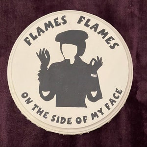 Clue! Mrs. White round wall sign