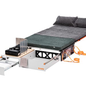 Camper Box | Modular Camping Kitchen & Bed System for Car, SUV, combi | Portable Camper Conversion Kit