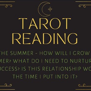 Summer Tarot Reading