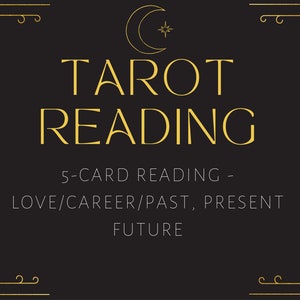 Lectura de Tarot, Lectura de 5 Cartas, Amor, Amor Propio, Carrera, Lectura Pasado Presente Futuro