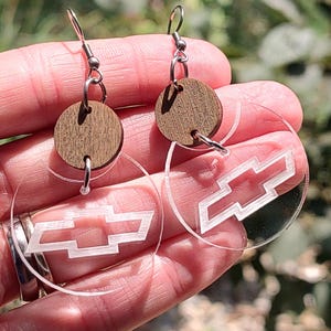 Classic truck earrings, Patina earrings, Old Squarebody, muscle car acrylic