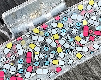 Nurse Hair Claw, Medical Hair Claw, Pills, Medicine