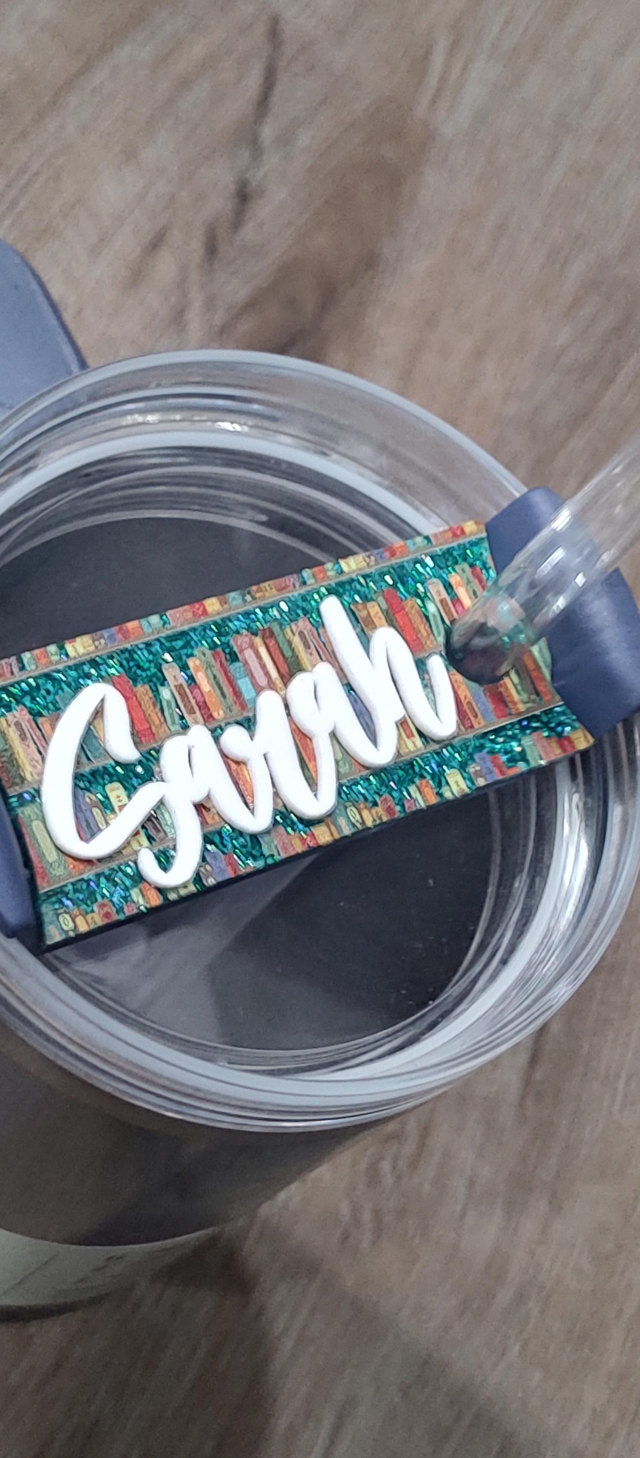 Bookish Cup Straw Topper for Your Tumbler Quirky Accessory for Book Lovers, teacher gift, book lover gift, 40oz, 30oz