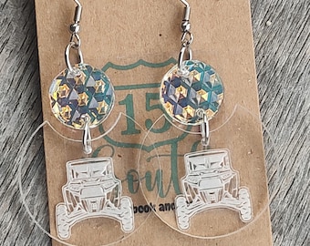 Rzr dangle earrings/ SxS earrings