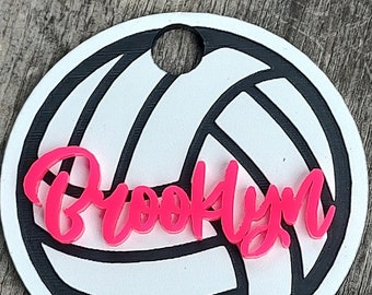 Volleyball Cup Straw Topper for Your Tumbler Quirky Accessory, gift, 40oz, 30oz, sports mom, Customize and Personalized