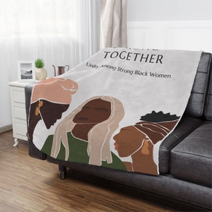 COPERTA Strong Women - Coperte, plaid, coperta in peluche oversize, coperte calde per l'inverno, coperta morbida, copriletti, copriletto, coperte TV