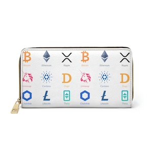 MAKEUP ZIPPER Crypto WALLET - Makeup Purse - Purse - Women&#39;s Purse - Women&#39;s Bag - Women&#39;s Wallet - Mother&#39;s Day Gift - Wallet