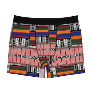 Herren Boxer Brief - Boxer Brief mit Afrikanischem Muster - Für Ihn Geschenk - Herren Slip - Herren Boxer - Herren Shorts - Herren Unterwäsche - Herren Unterwäsche