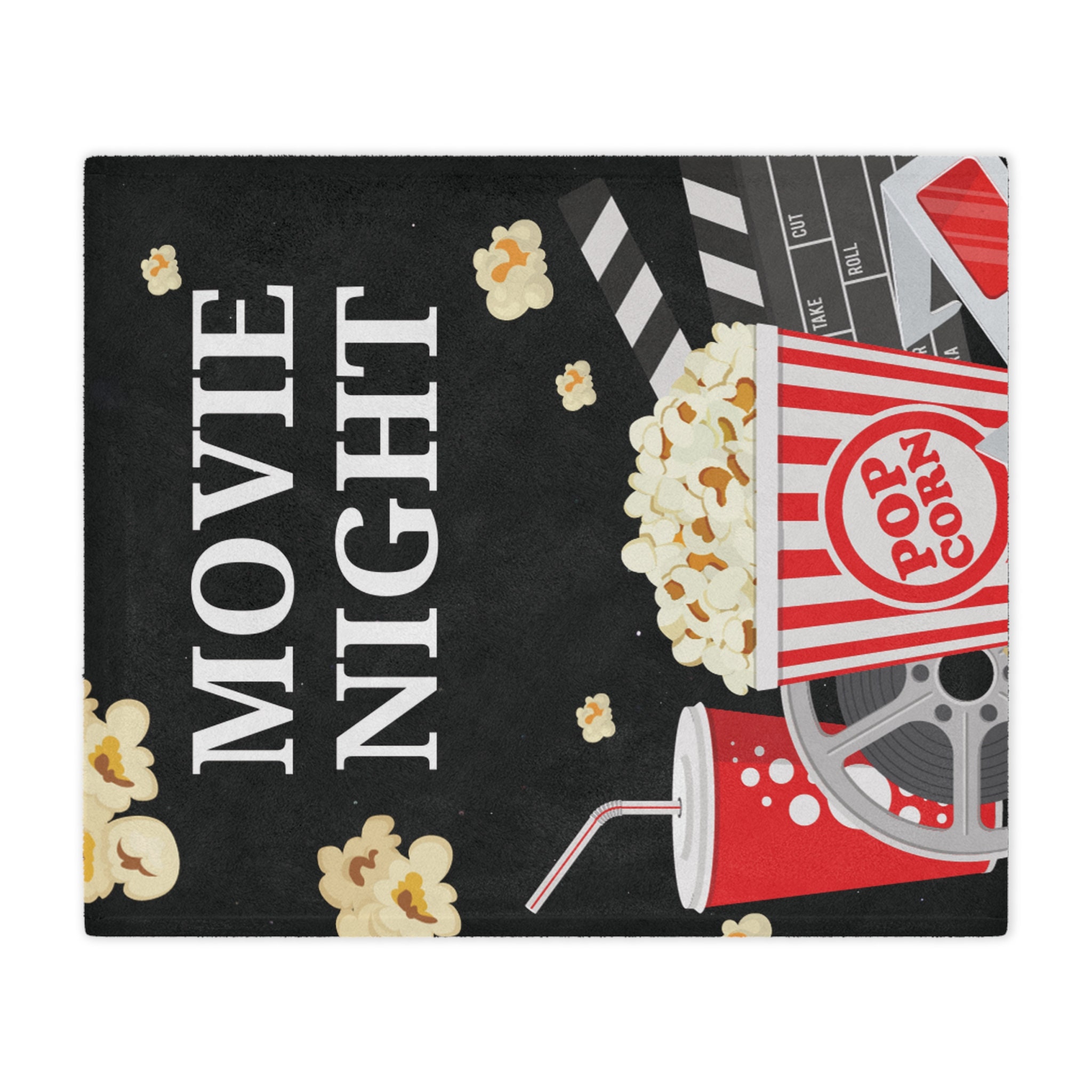 MOVIE NIGHT Blanket Blankets, Throws, Blanket Plush Oversized, Warm