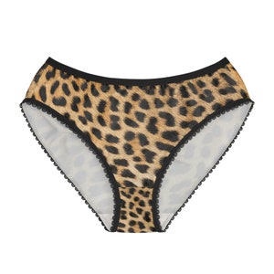WOMEN’S BRIEFS - Leopard Underwear - Valentine Briefs - Women&#39;s Clothing - Leopard Briefs - Women&#39;s Underwear - Briefs For Her