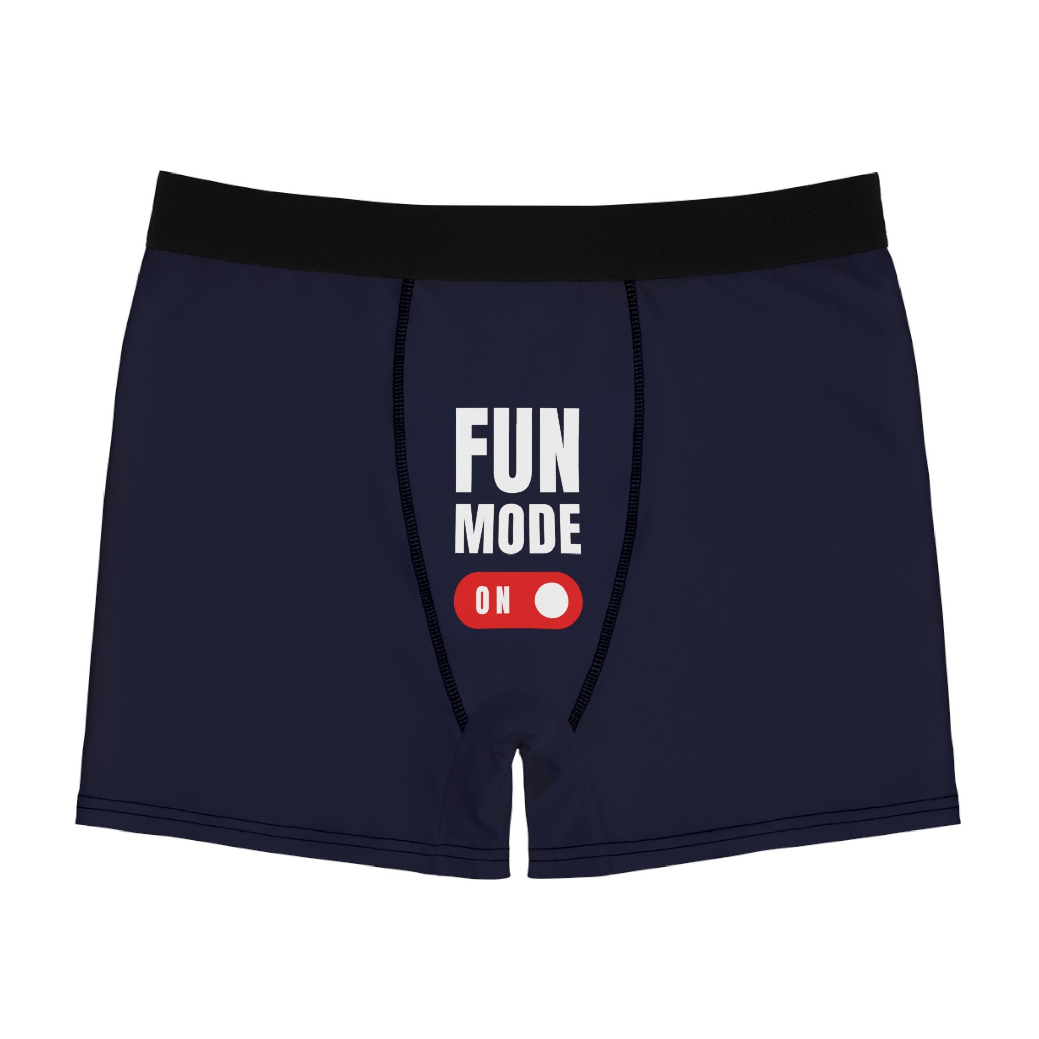 MEN BOXER BRIEFS - Fun Mode On Boxer Brief - For Him Gift - Men's Briefs - Men Boxers - Men's Shorts - Men's Underwear - Men Pants - Clothes