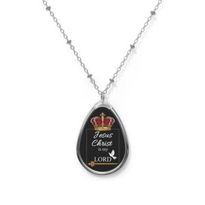 JESUS CHRIST NECKLACE - Religious Pendant - Sterling Jesus Charm - Lord Jesus Pendant - Jesus Lover Gift - Custom Necklace