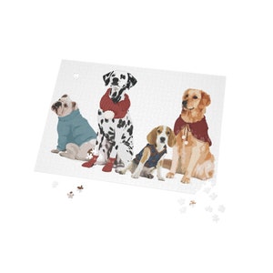 JIGSAW PUZZLE DOG (96, 252, 500, 1000-Piece) - Dog Gone Jigsaw Puzzle - Puzzle - Jigsaw Puzzles - Toys - Games