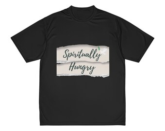 RELIGIOUS T-SHIRT - Spiritually Hungry T-Shirt - Unisex T-Shirt - Religious Tee - Men&#39;s Athletic Shirt - Religious Shirt - Clothing