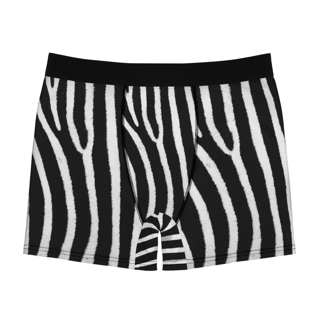 MEN'S BOXER BRIEFS Zebra Boxer Briefs Valentine's Gift Men's Briefs Men