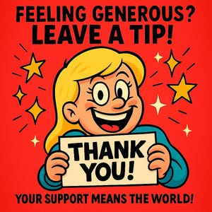 Feeling Generous? Leave a Tip!