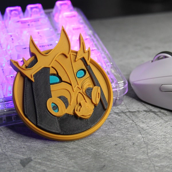 3D Printed Hades' Medallion: Aspect Of Siphon - Harness the Power - Read Description