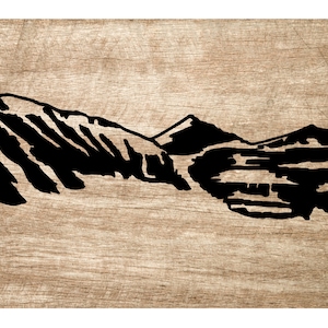 Kings Peak Utah Digital File | PNG | SVG | DXF