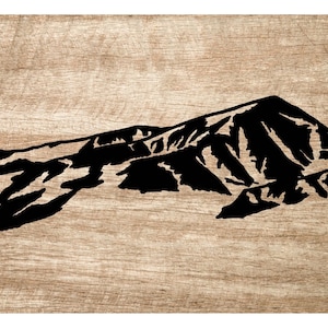 Mount Elbert Colorado Digital File | PNG | SVG | DXF