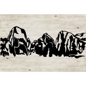 Zion Nationalpark Digitale Datei | PNG | SVG | DXF