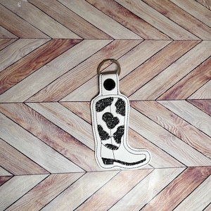 Cowboy Boot Keychain