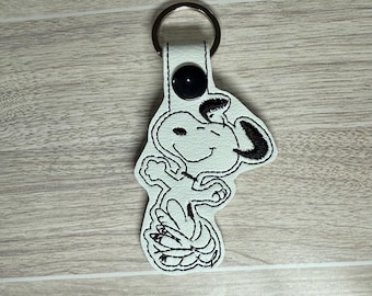 Bouncing Snoopy Keychain
