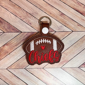 Chiefs Football Keychain