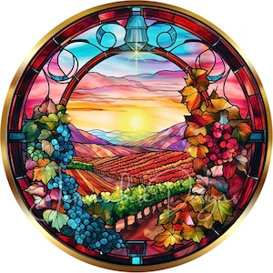 Parfaitement jumelé, Napa Valley, vignobles, raisins, conception de signe de couronne, rond, imprimable, PNG, conception de sublimation, téléchargement numérique uniquement