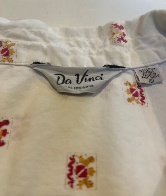 Late 50s Early 60s Original DaVinci Short Sleeve … - image 5