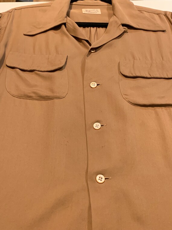 1950s Jayson Soft Gabardine Shirt Large - image 4