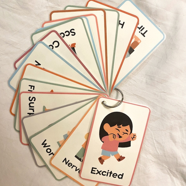 Laminated Flash Card Etsy