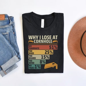 Funny Corn Hole T-Shirt, Corn Hole Championship Shirt, Funny Shirt For Him, Gift For Dad, Corn Hole Lover Shirt, Outdoor Shirt, Game Shirt