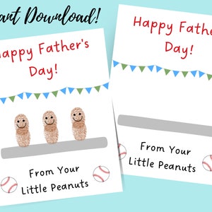 Easy and Fast Father&#39;s Day Gift, Handprint Art for Father&#39;s Day, Father&#39;s Day Gift from Toddler, First Father&#39;s Day Gift