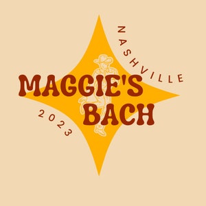 Logo Cowboy Bachelorette (personnalisable)