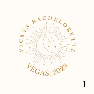 Logo de Bachelorette céleste Soleil et Lune