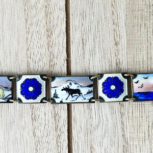 David Anderson Vintage Enamel Bracelet