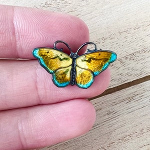 Vintage Enamel Butterfly Brooch/Pin