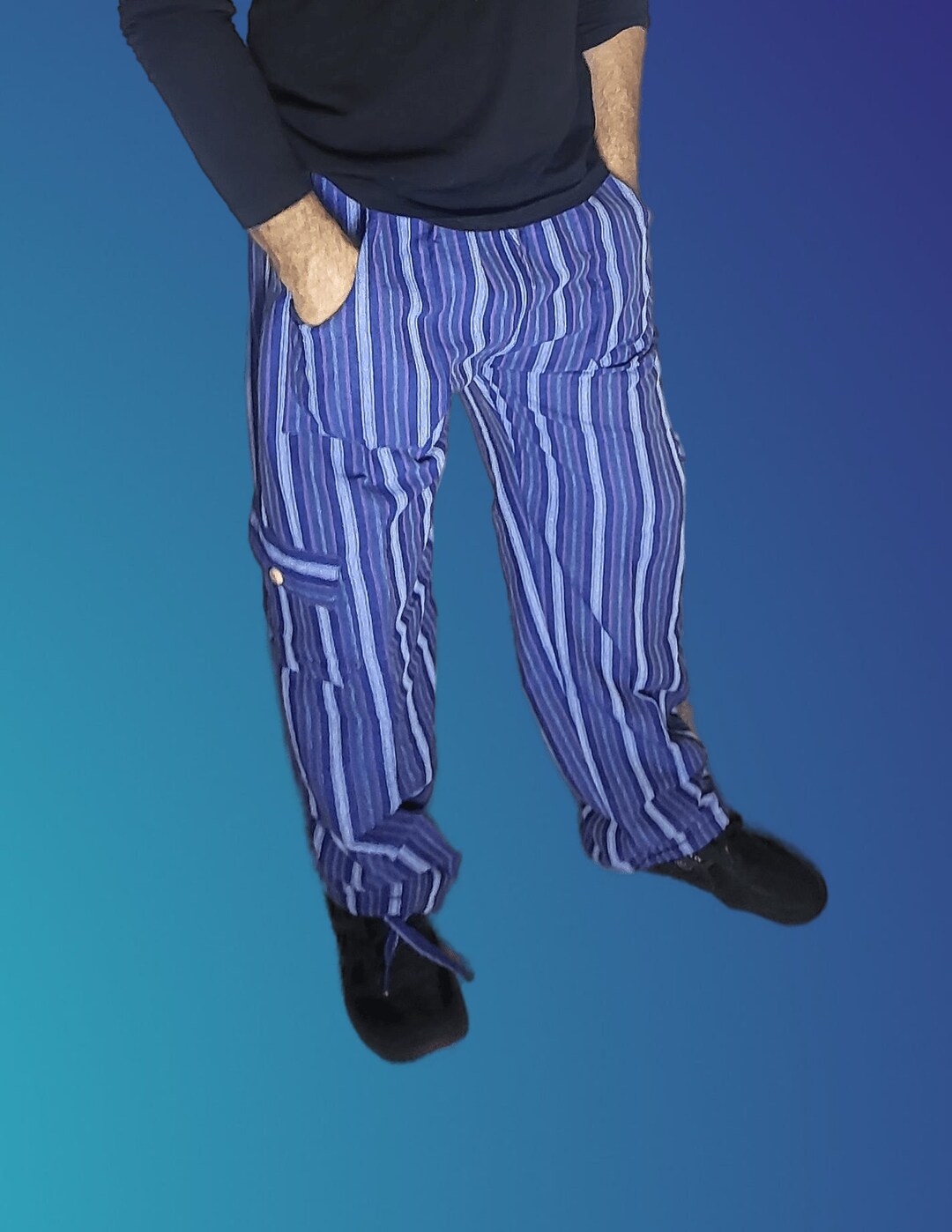 Hand Made Hippy Pants With Inca and Azteca Designs Etsy