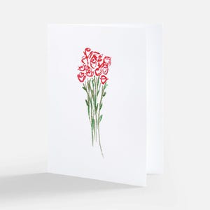 Simple Roses Greeting Card