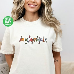 Maglietta vintage Heartstopper: sono bisessuale, in realtà maglietta LGBTQ Pride