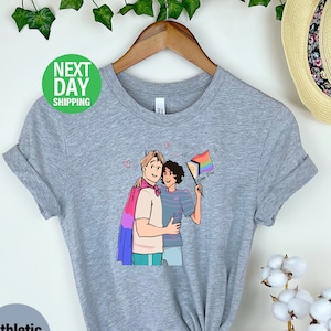Nick and Charlie Heartstopper Eras Shirt, Nick and Charlie LGBT Shirt, Kit Connor Tee,Nick and Charlie Shirt,Gay pride, Rainbow Shirt- MH015