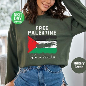 Palästina Karte Sweatshirt, Freies Palästina, Aktivist Sweatshirt, Gleichheits Hoodie, Mensch rechts Sweatshirt, Widerstand Sweatshirt, Save Palestine-DG80