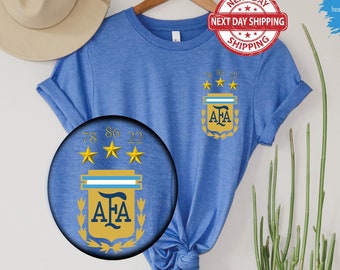 Maglietta Argentina campione del mondo: maglietta unisex con meme sul calcio