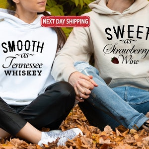 Matching country couple hoodies cheap