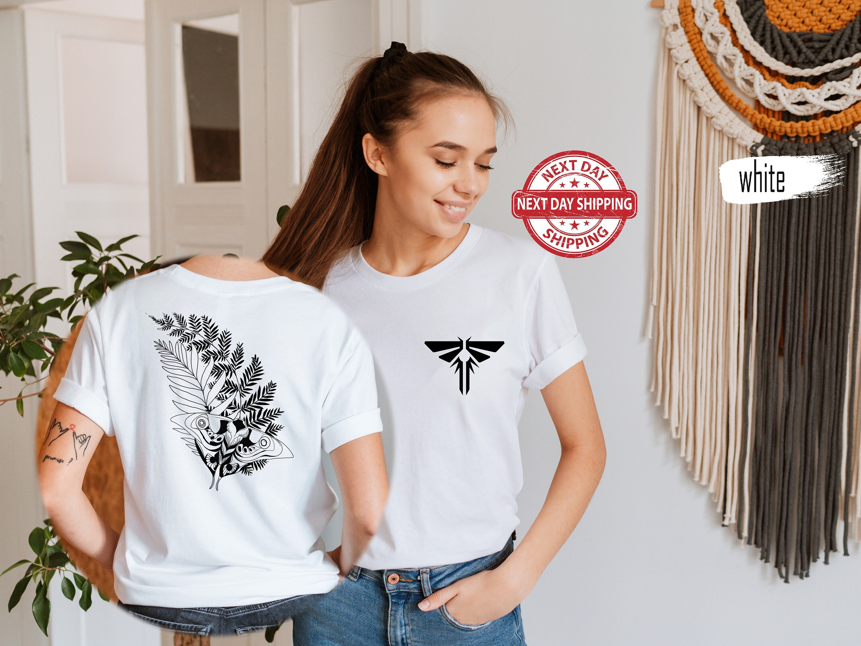 The Last of Us Shirt Ellies Tattoo T-shirt the Last of Us - Etsy