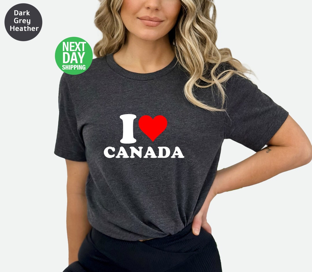 T-shirt Femme 'I Love Canada' - Taille XL - Noir - Marque Star Night - Occasion Très Bon état