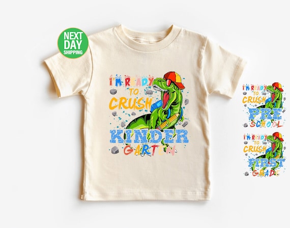 Kindergarten Dinosaur Monster Truck Back To School Shirt Boy Kindergarten Dinosaur Monster Truck Back To School Shirt Boy
