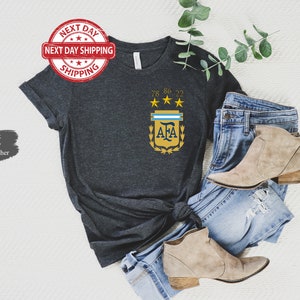 Argentina World Cup Champion T-Shirt: Football Meme Unisex Tee image 5