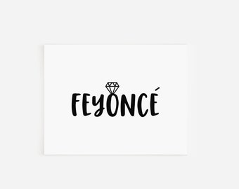Feyonce Engagement Card | Foil Engagement Card | Foil Wedding Greeting Card